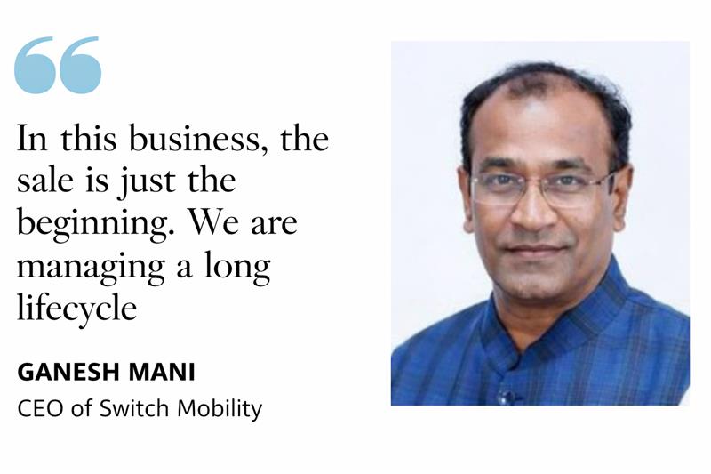 Eyeing 10,000 EVs, global push: Switch Mobility CEO